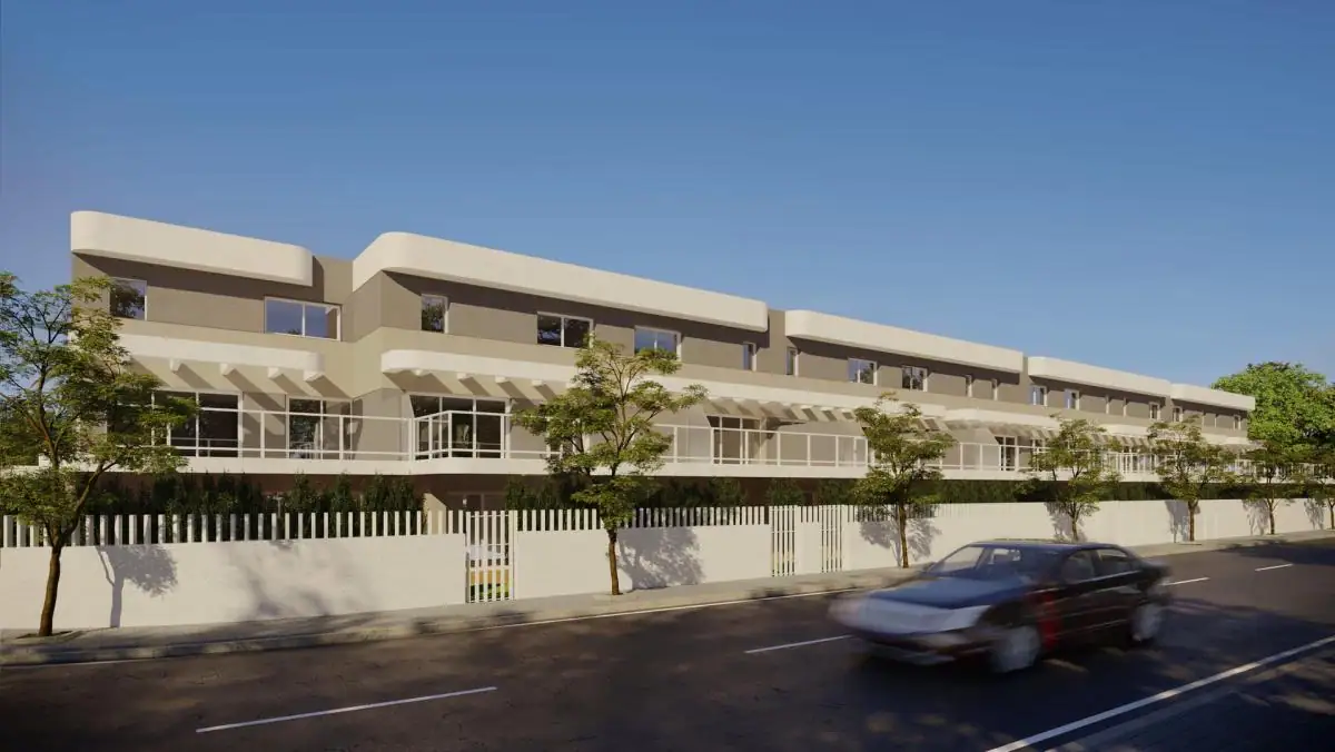 Exclusieve appartementen met moderne architectuur nabij Alenda Golf. Ruime terrassen en groene omgev.