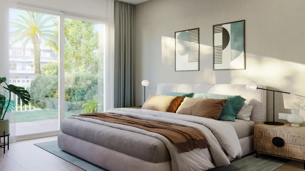 Ruim appartement met moderne inrichting en uitzicht op de tuin, gelegen in een exclusieve woonwijk n.