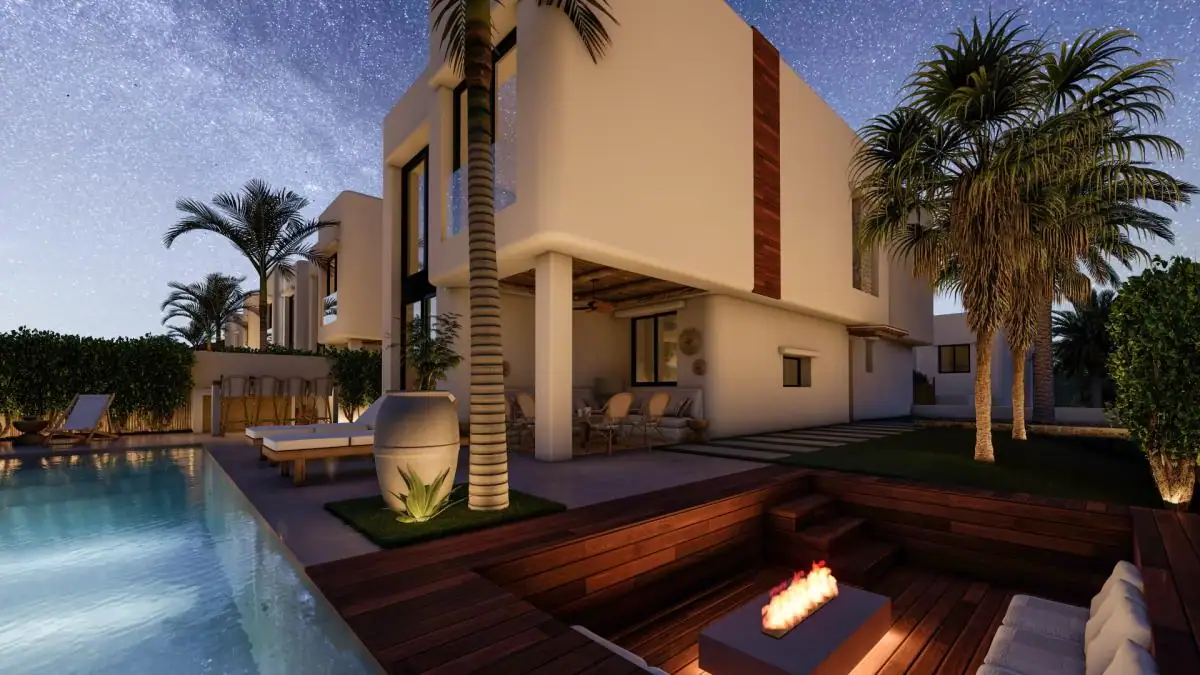 Luxe villa in Albir met privézwembad, jacuzzi en moderne buitenruimte. Perfect voor exclusief wonen.