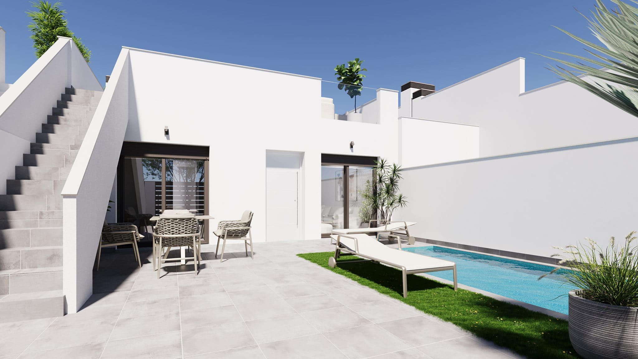 Villa met zwembad en terras in Roldán, Murcia, perfect voor ontspanning en buitenleven.