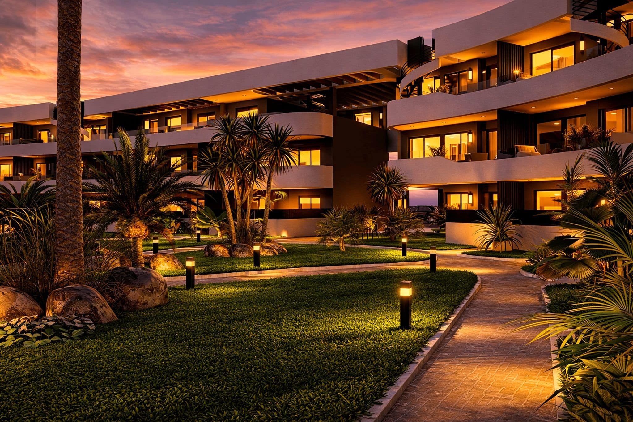 Appartementen op Serena Golf met luxe afwerking en uitzicht op de golfbaan.
