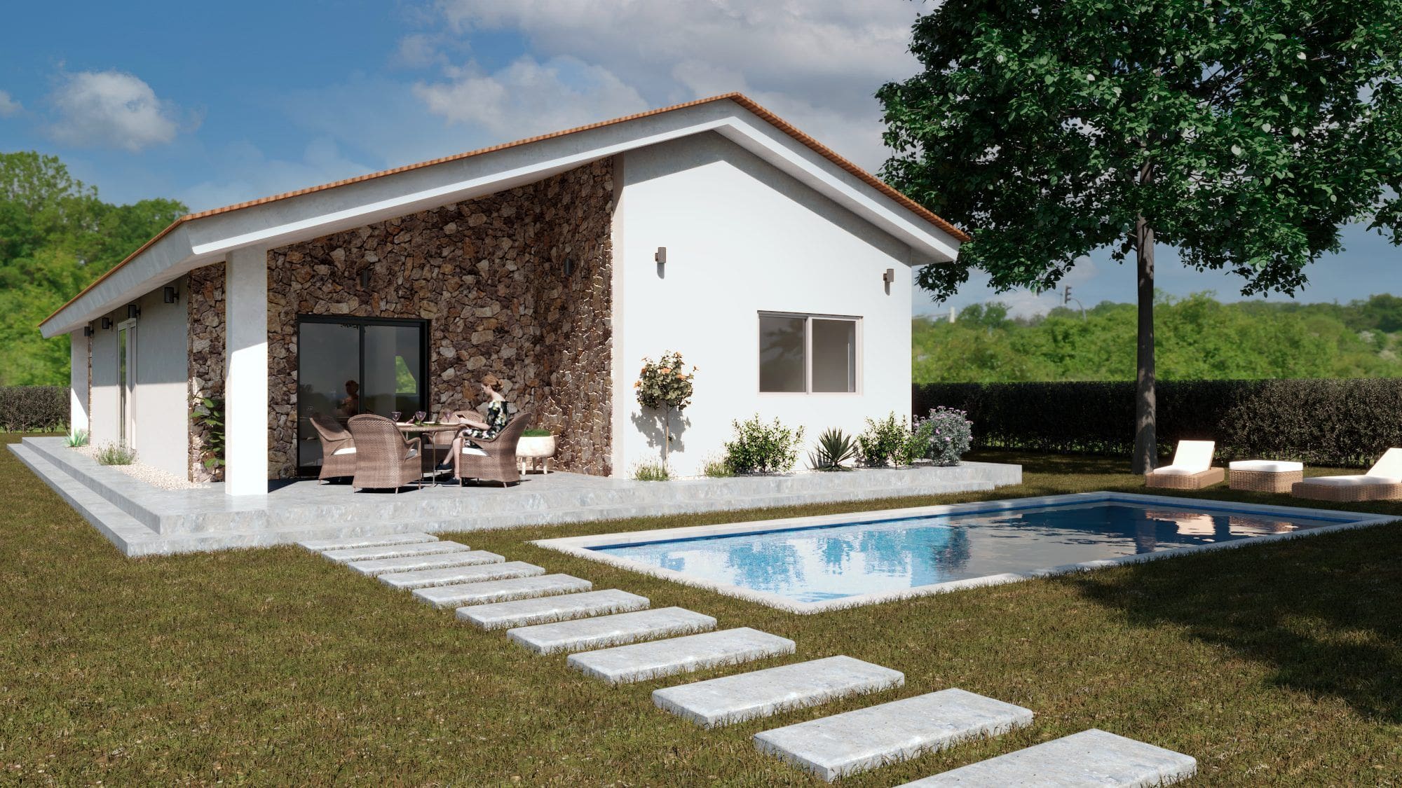 Moderne nieuwbouwvilla met zwembad in Moratalla Moderne nieuwbouwvilla met zwembad en tuin in Moratalla, Murcia, ideaal voor rustzoekers en gezinnen.