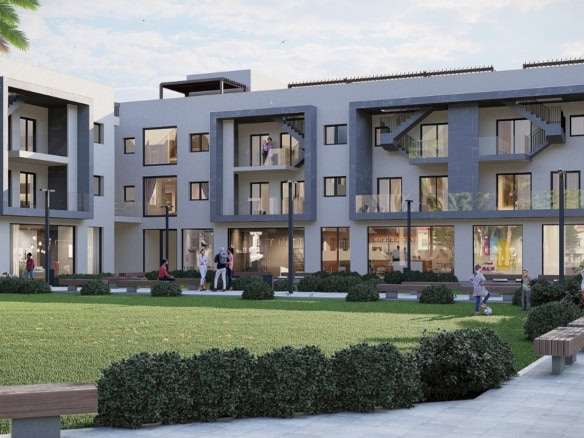 Moderne appartementencomplex met ruime balkons in Torre Pacheco.